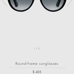 $405 round-frame Gucci Sunglasses, Men's listing, genuine